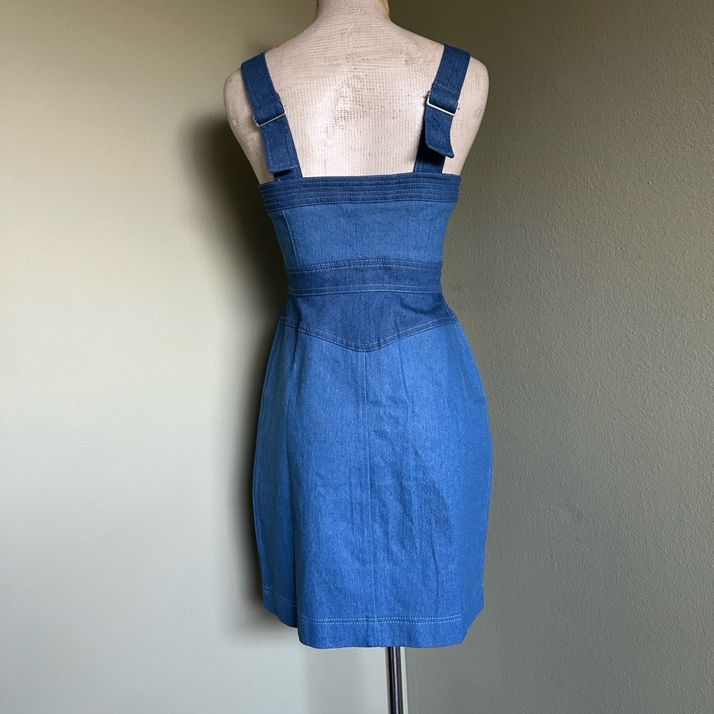 NWT Betsey Johnson Denim Dress - Picture 2 of 8